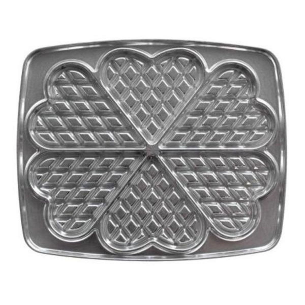 LAGRANGE Paire de plaques pour 6 gaufres coeur pour super 2 gaufres 39111 - 030521