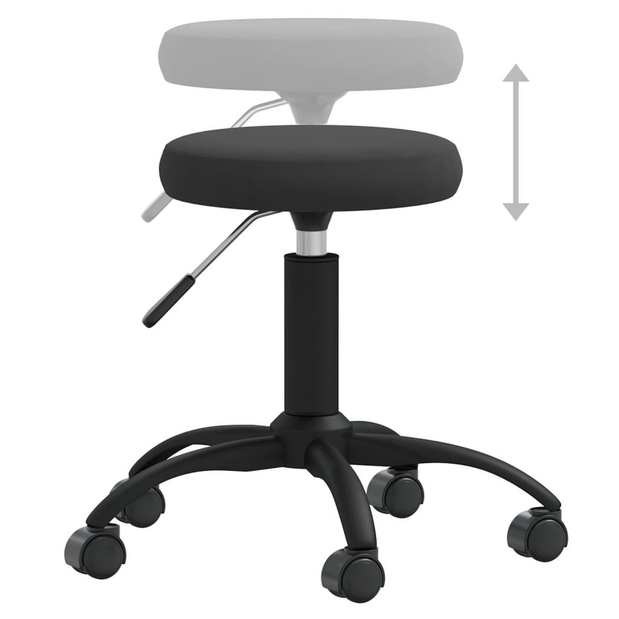 Voir la diapositive 4 : VIDAXL Chaise de salle a manger Noir Velours