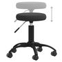 Voir la diapositive 4 : VIDAXL Chaise de salle a manger Noir Velours