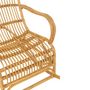 Voir la diapositive 6 : Paris Prix Fauteuil à Bascule en Rotin  Winand  87cm Naturel