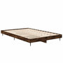 Voir la diapositive 5 : VIDAXL Cadre de lit sans matelas chene fume 120x190 cm bois ingenierie