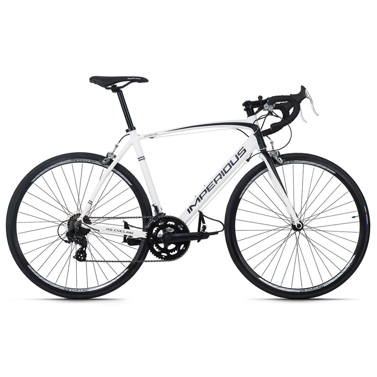 V lo de course 28 Imperious blanc noir TC 56 cm pas cher Auchan