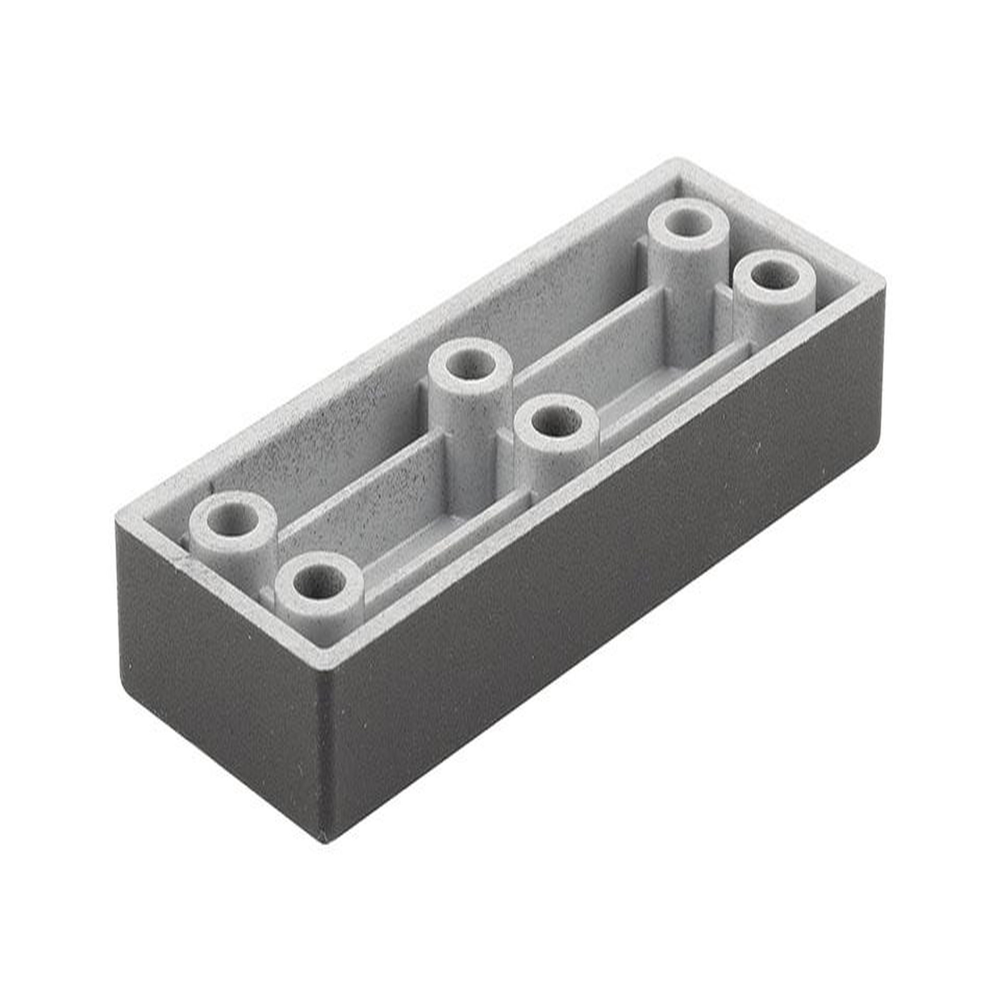 CENTRALE BRICO Pied de meuble fp007 10mm noir mat