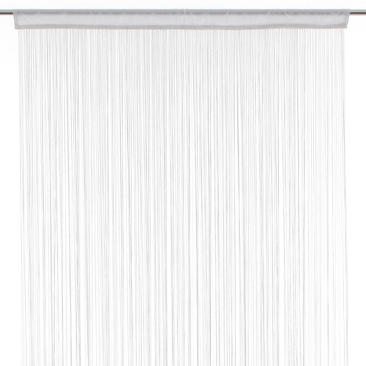 ATMOSPHERA Lot 2x Rideau fils - 90 x 200 cm - Blanc