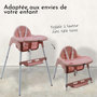 Voir la diapositive 4 : Monsieur Bébé Chaise haute bébé réglable hauteur et tablette