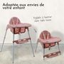 Voir la diapositive 4 : Monsieur Bébé Chaise haute bébé réglable hauteur et tablette