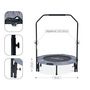 Voir la diapositive 2 : JUMP4FUN Mini Trampoline Fitness Jump4fun Pliable Double-Bar - Ø92cm