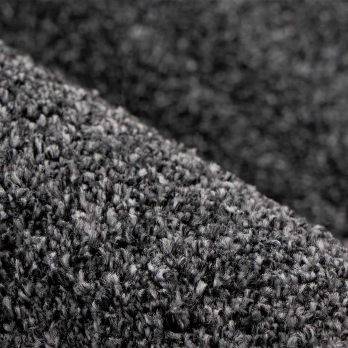 Paris Prix Tapis Tissé Shaggy à Poils Longs  Nila  Anthracite