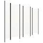 Voir la diapositive 2 : VIDAXL Cloison de separation 6 panneaux Blanc 300x180 cm