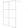 Voir la diapositive 2 : VIDAXL Paroi de douche Argente 140x195 cm Verre ESG transparent