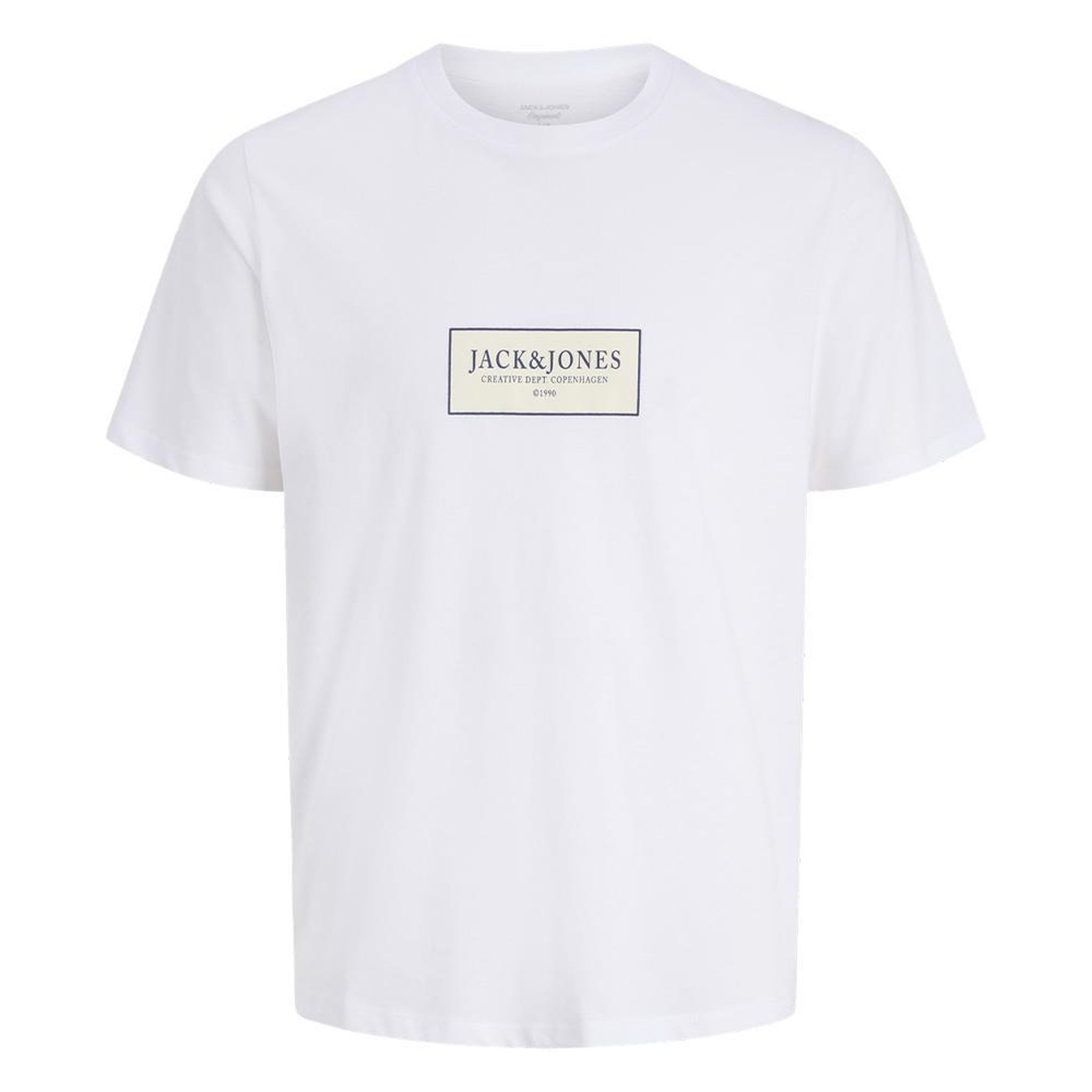 Jack & Jones T Shirt  Homme Jack & Jones Greene. Coloris disponibles : Blanc