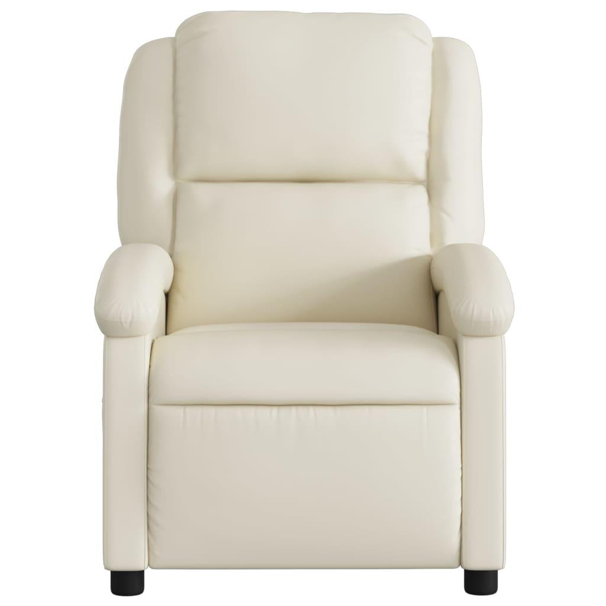Voir la diapositive 4 : VIDAXL Fauteuil inclinable de massage Creme Similicuir