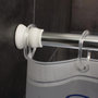 Voir la diapositive 3 : RIDDER RIDDER Tringle de rideau de douche telescopique 110-245cm Chrome 55300