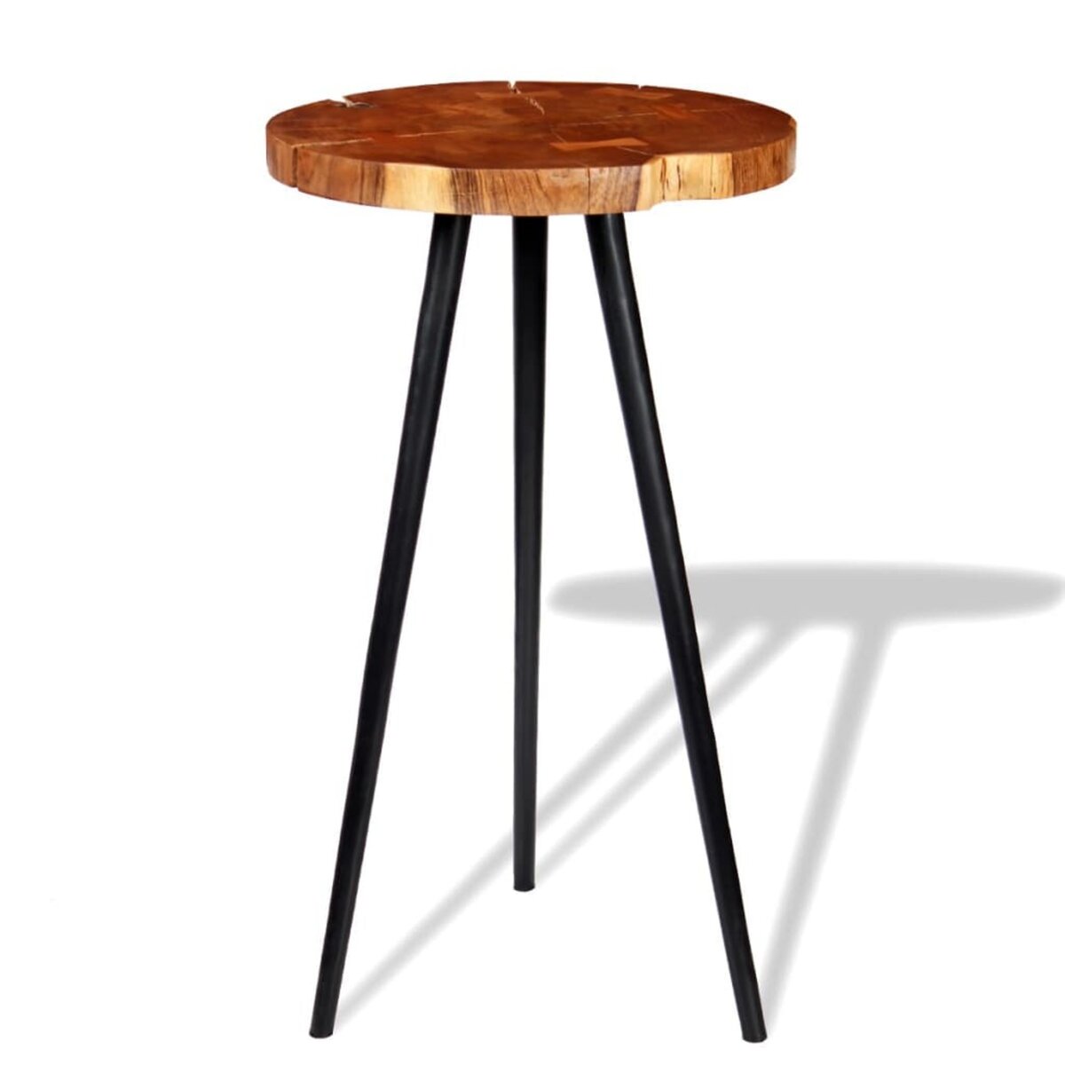 VIDAXL Table de bar Bois d'acacia massif (55-60) x 110 cm