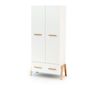 Voir la diapositive 4 : AT4 Chambre bébé lit, commode à langer 3 tiroirs et armoire CANAILLE bois