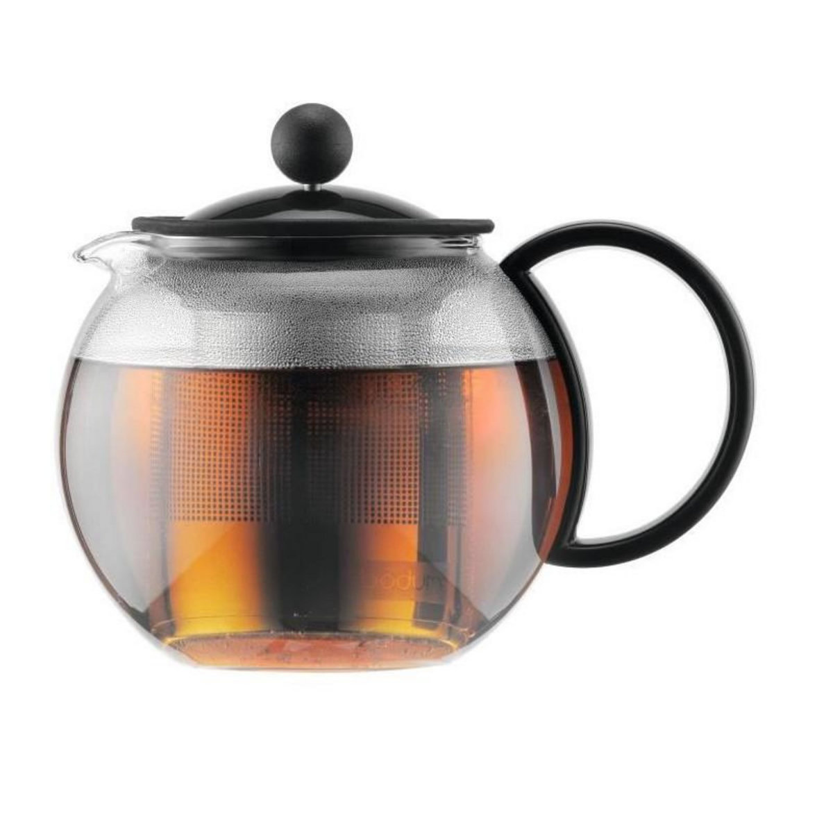 Bodum ASSAM - Théiere a piston BODUM , couvercle plastique, filtre en inox, 0.5 l