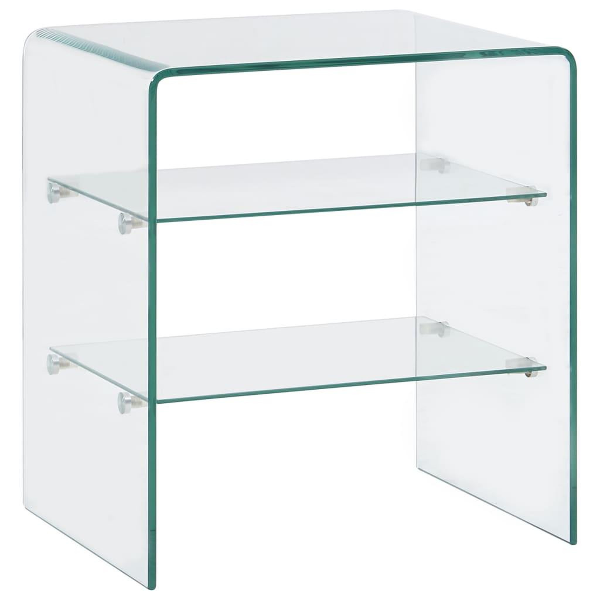 Voir la diapositive 1 : VIDAXL Table basse 50x40x56 cm Verre trempe
