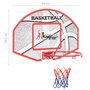 Voir la diapositive 6 : VIDAXL Ensemble de panneau de basket mural 5 pcs 66x44,5 cm