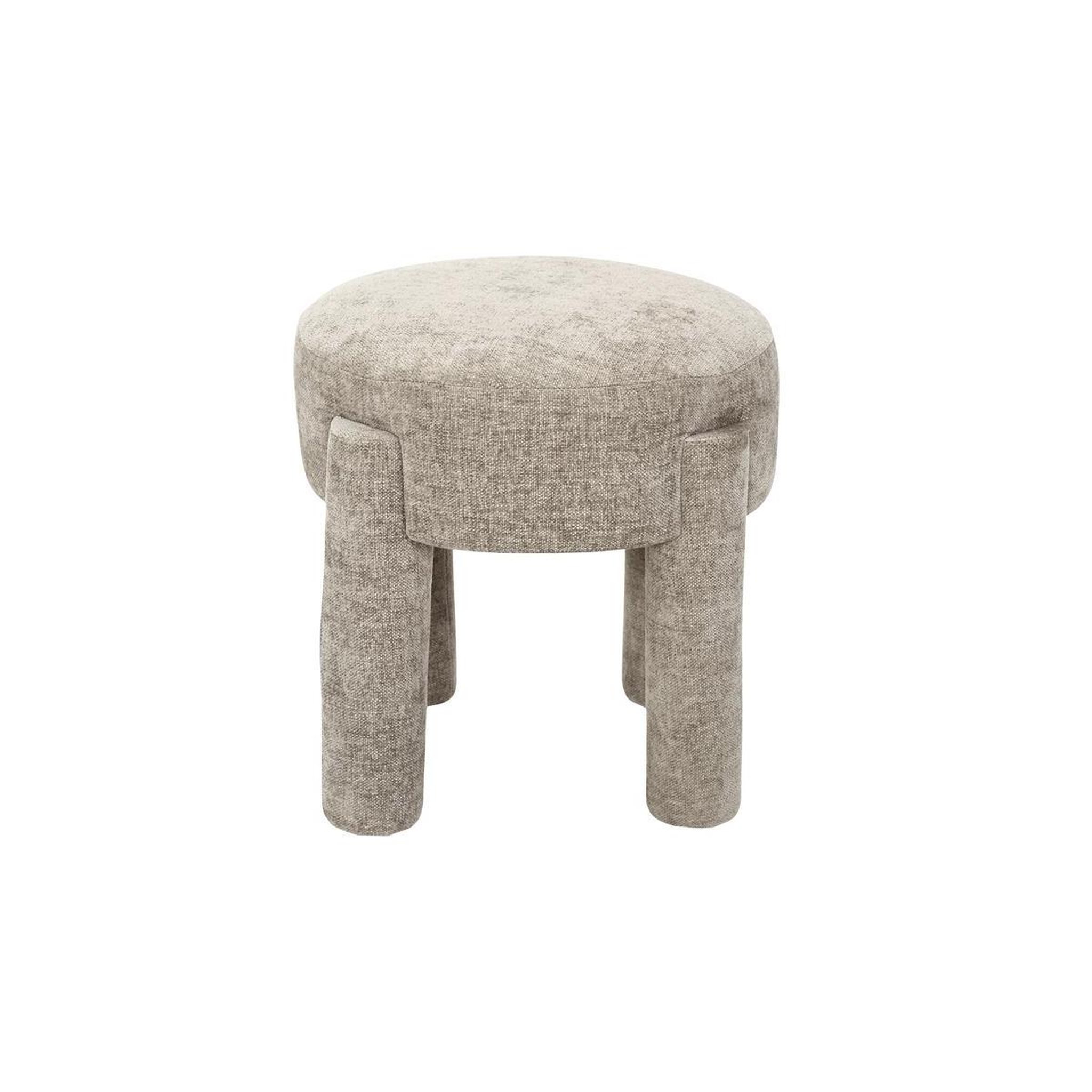 Voir la diapositive 2 : The Home Deco Factory Tabouret design  emilia  40cm taupe