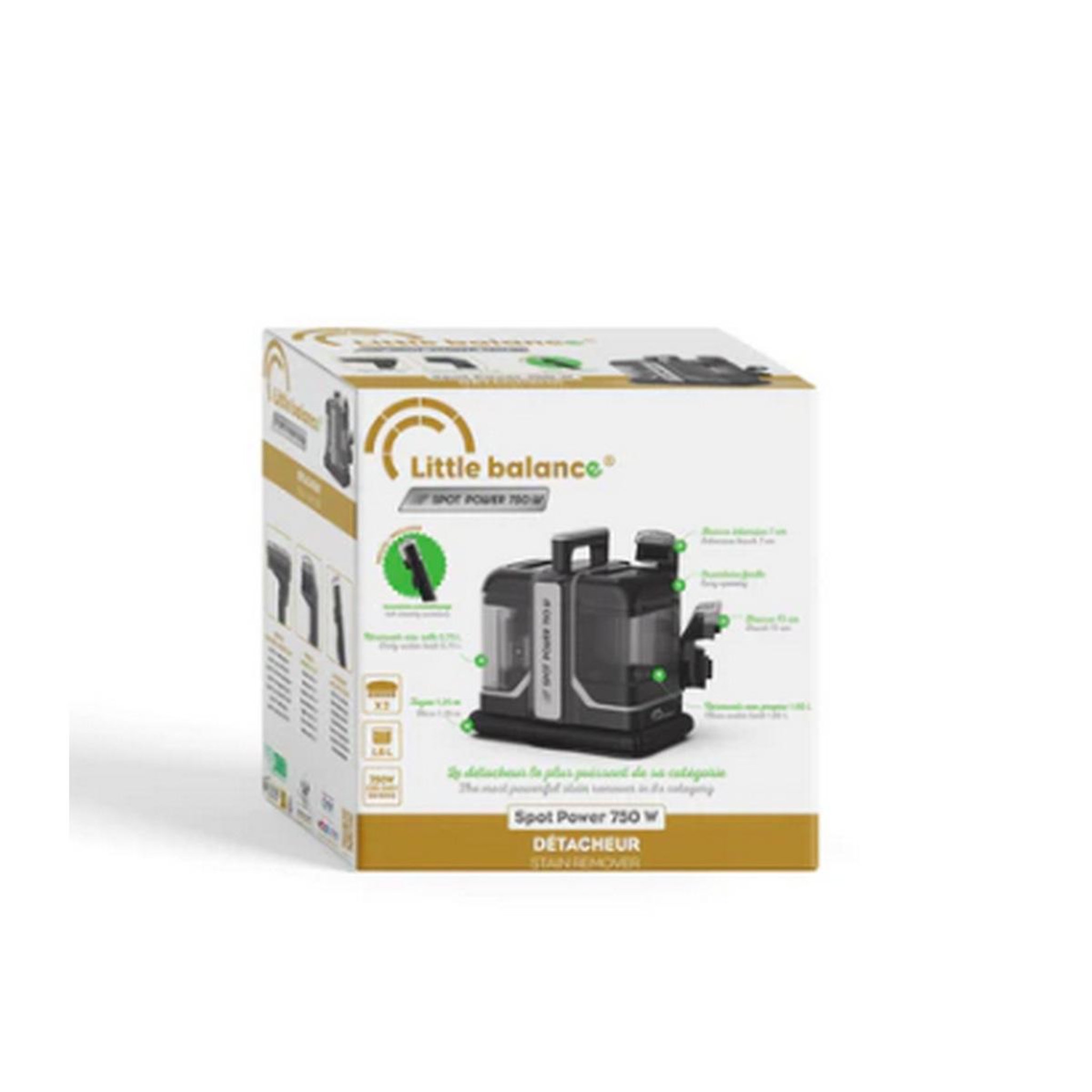 Voir la diapositive 5 : LITTLE BALANCE Nettoyeur détacheur 750w - 8807
