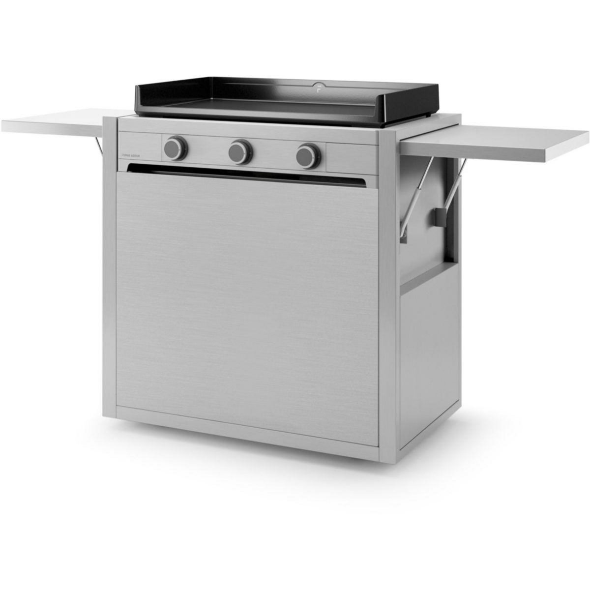 FORGE ADOUR Chariot Plancha CH MIF 75 inox ompatible plancha 75 cm