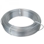 LINXOR Fil de tension en acier galvanisé pour grillage ou autre - 50 m x 2.4mm Ø - Gris