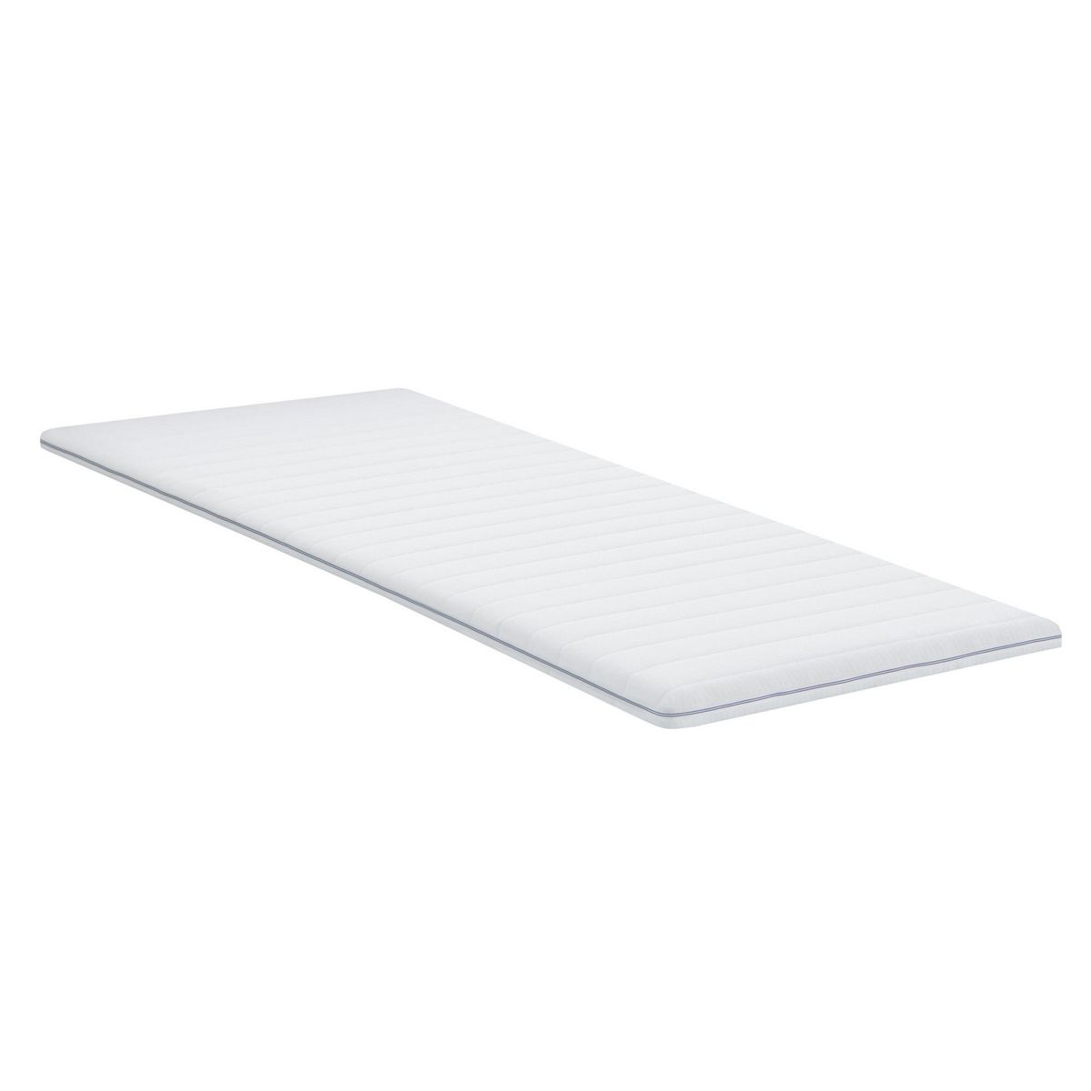 IDLITERIE Surmatelas 100% latex 3 zones déhoussable, lavable, toucher doux