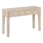 ATMOSPHERA Console 2 Tiroirs  Shirel  120cm Naturel
