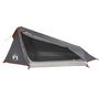 Voir la diapositive 2 : VIDAXL Tente de camping tunnel 1 personne gris et orange imperméable
