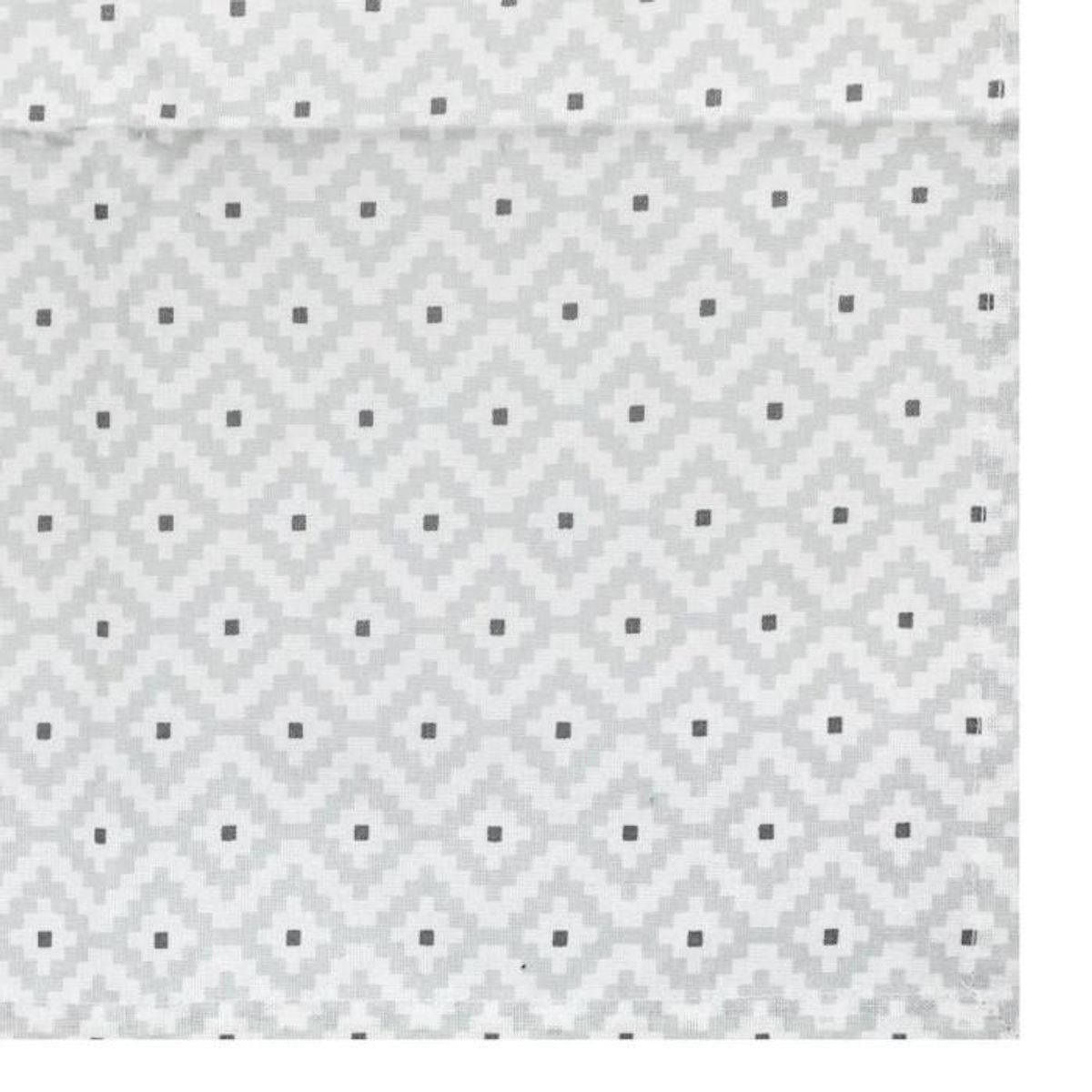 ATMOSPHERA Lot de 4 Serviettes de Table  Etnik  40x40cm Gris