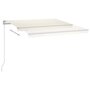 Voir la diapositive 4 : VIDAXL Auvent manuel retractable avec LED 450x300 cm Creme