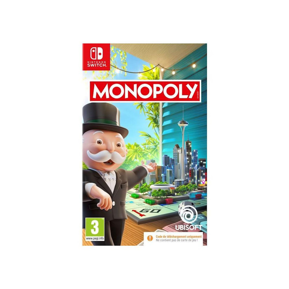 UBISOFT Monopoly 2024 - Jeu Nintendo Switch - Code in a Box