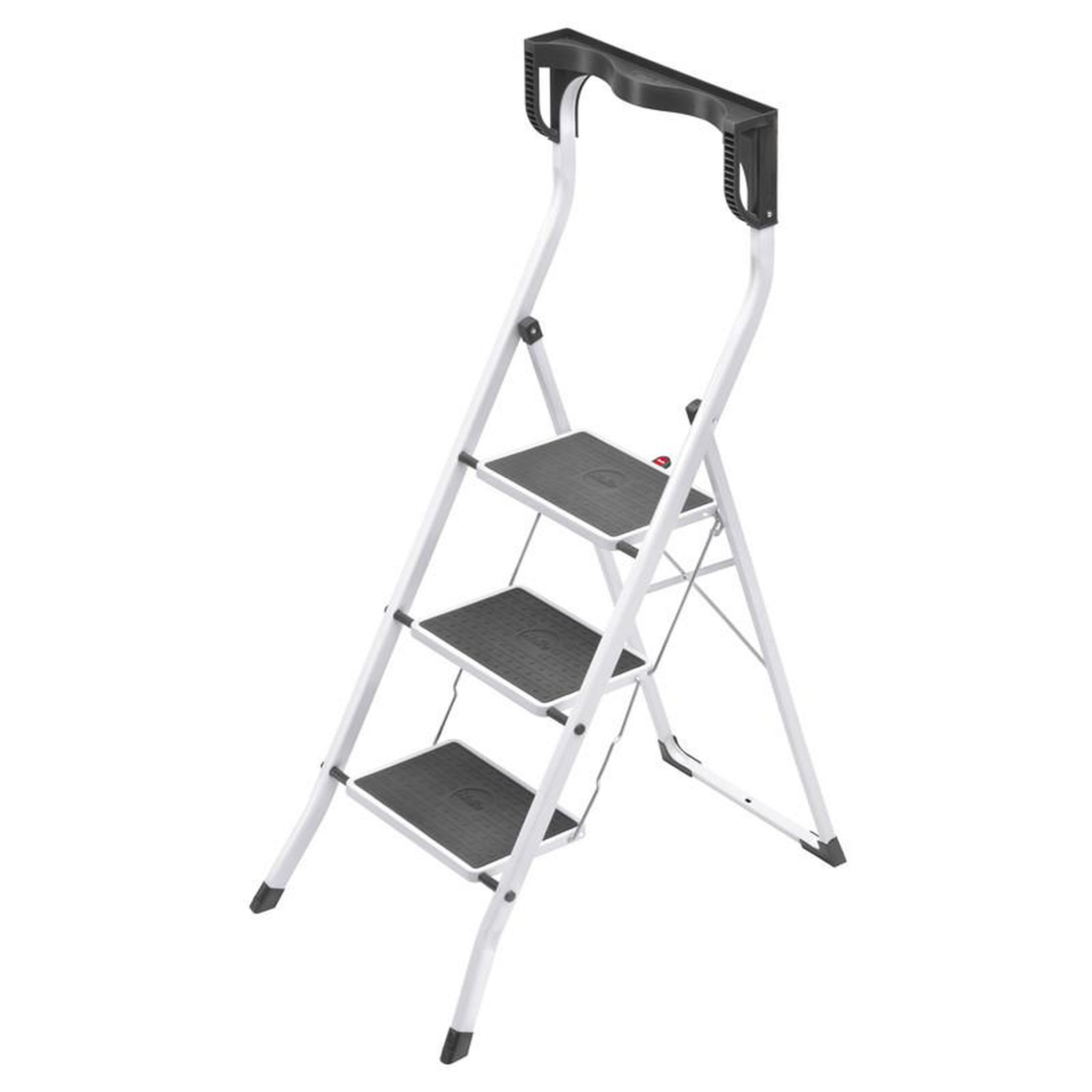 HAILO Marche pied 3 marches pliable en acier hailo safety plus