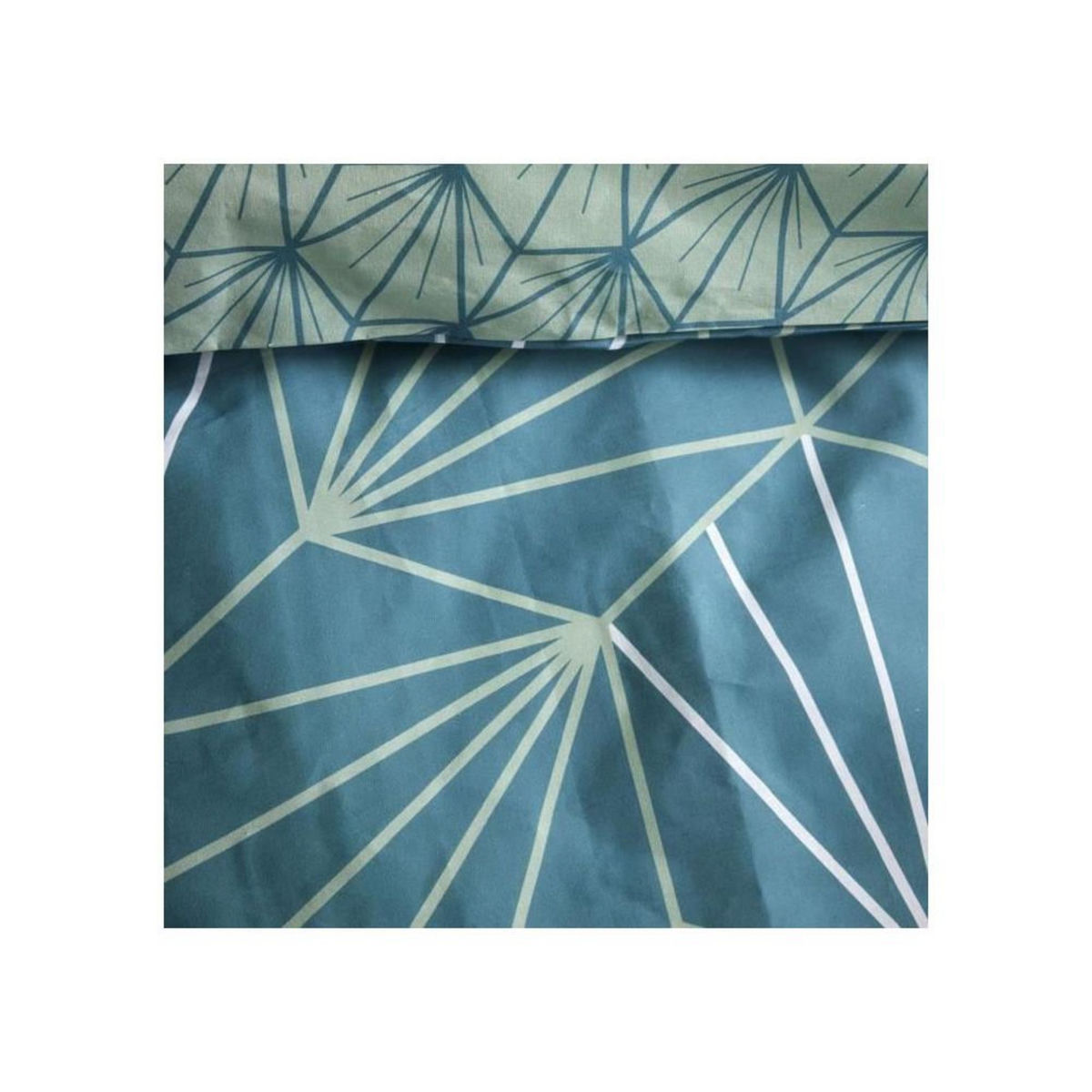 Today Parure de couette - TODAY - Sunshine 0.13 - 200x200cm - 2 personnes - Imprimée - Coton 57 fils