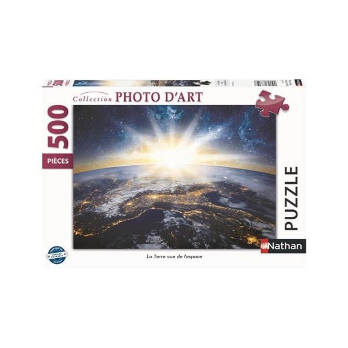 Nathan Puzzle Nathan La Terre vue de l'espace 500 pièces