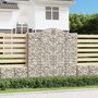 Voir la diapositive 1 : VIDAXL Panier de gabions arque 200x50x200/220 cm Fer galvanise