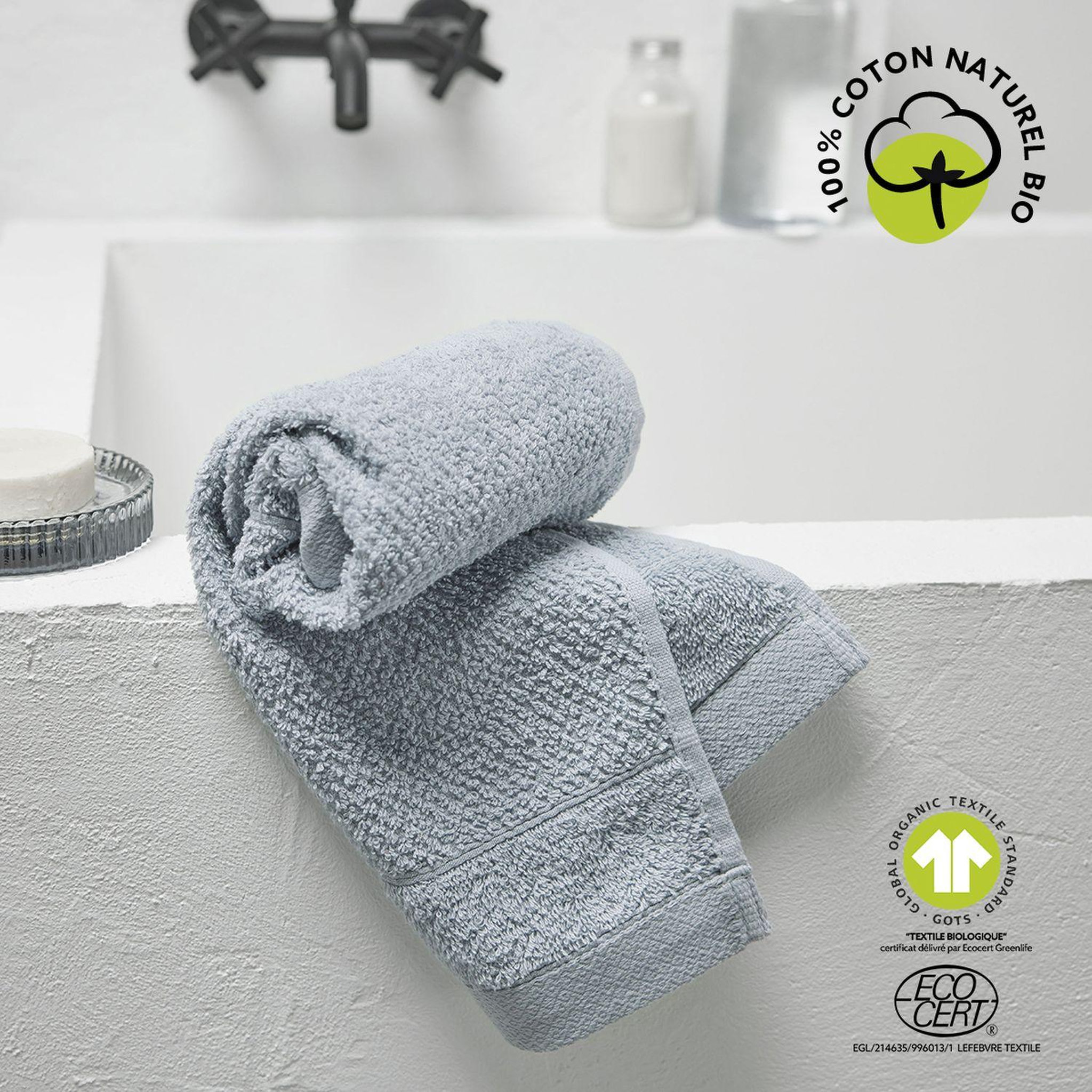 Voir la diapositive 2 : Today Serviette de toilette - 100% coton BIO