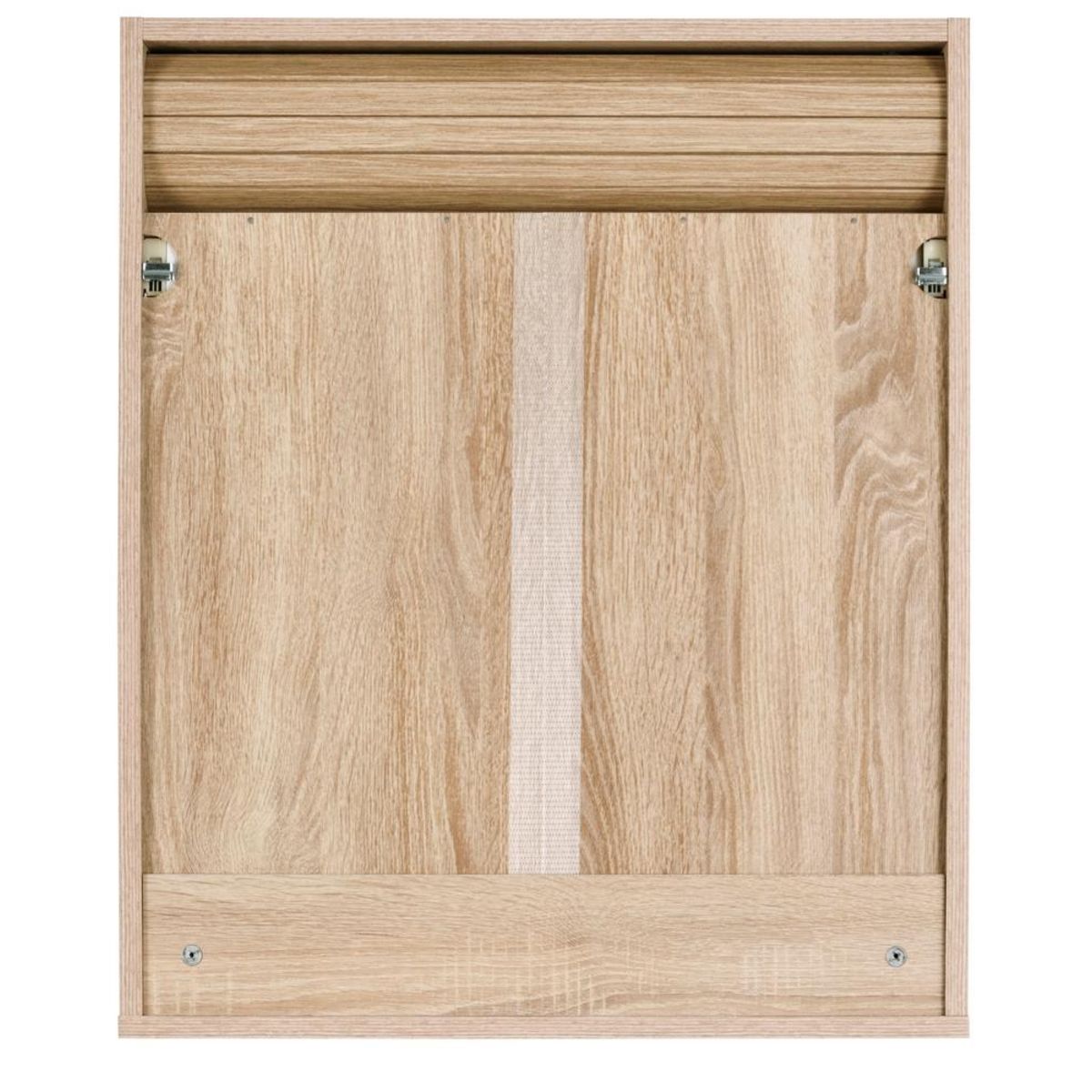 Rangement de cuisine à rideau coloris chêne L60 cm - COOKING