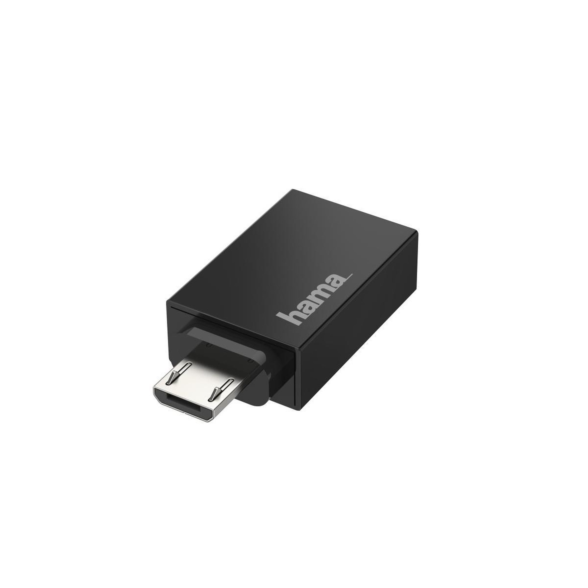 Voir la diapositive 2 : Hama Hama 00200307 changeur de genre de câble Micro-USB USB Type-A Noir