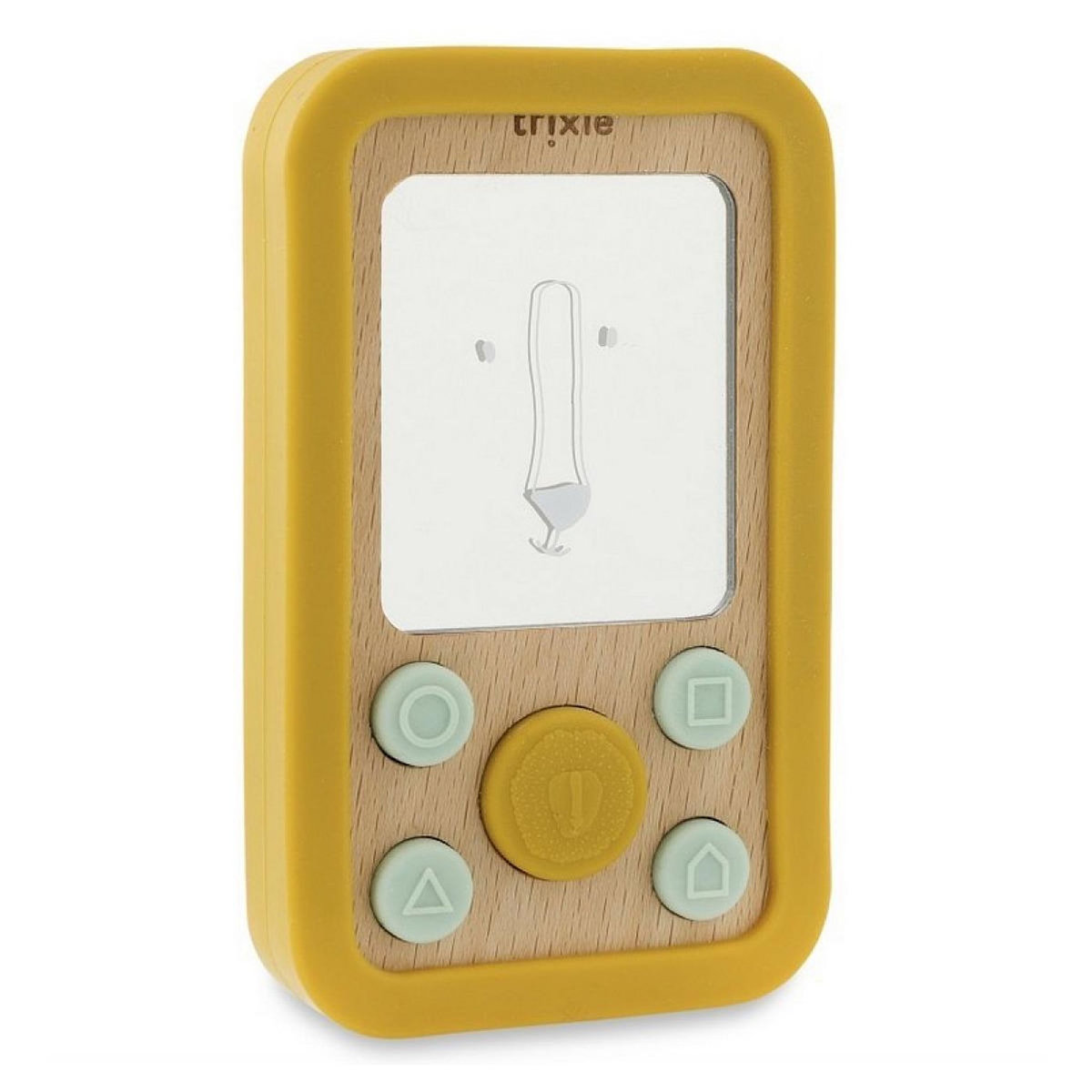 Trixie Telephone en silicone et bois - Mr. Lion