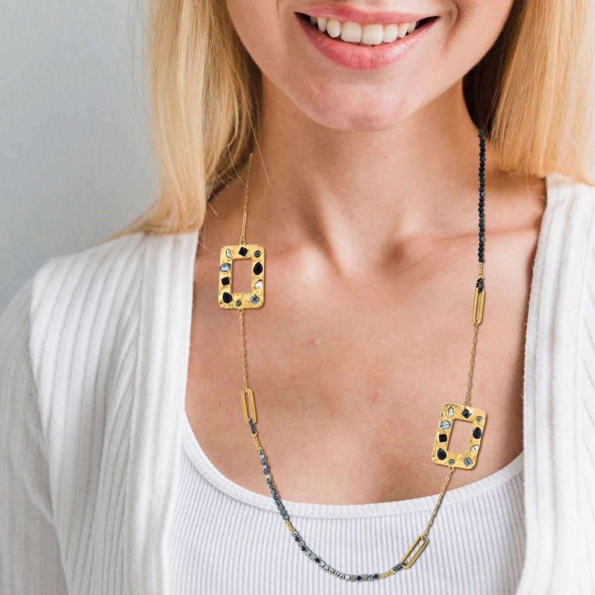 SC BOHEME Sautoir par SC Bohème orné de Cristaux scintillants