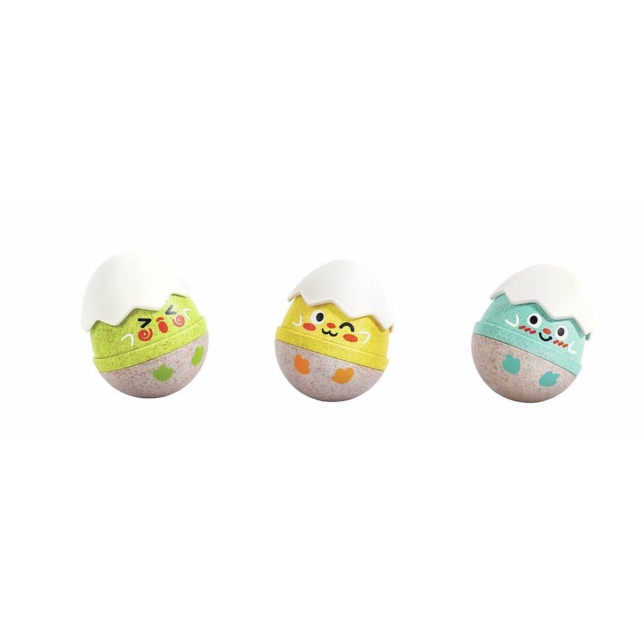 Voir la diapositive 2 : Hape Set de 3 hochets poussins
