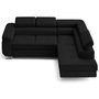 Voir la diapositive 1 : LISA DESIGN Zaria - canapé d'angle droit 5 places convertible avec coffre et têtières en simili