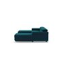 Voir la diapositive 6 : BEST MOBILIER Pablo - canapé panoramique en u - 7 places - convertible avec coffres et têtières réglables - en velours