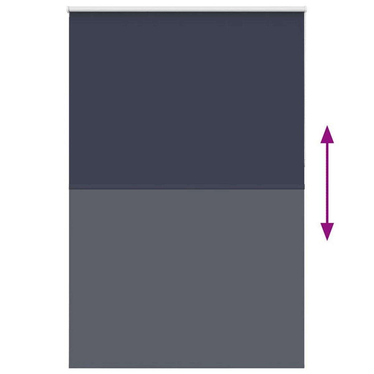 VIDAXL Store enrouleur occultant cafe 145x230 cm largeur du tissu