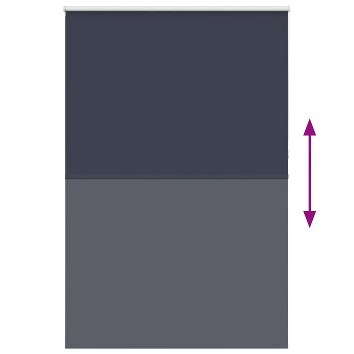 VIDAXL Store enrouleur occultant cafe 145x230 cm largeur du tissu