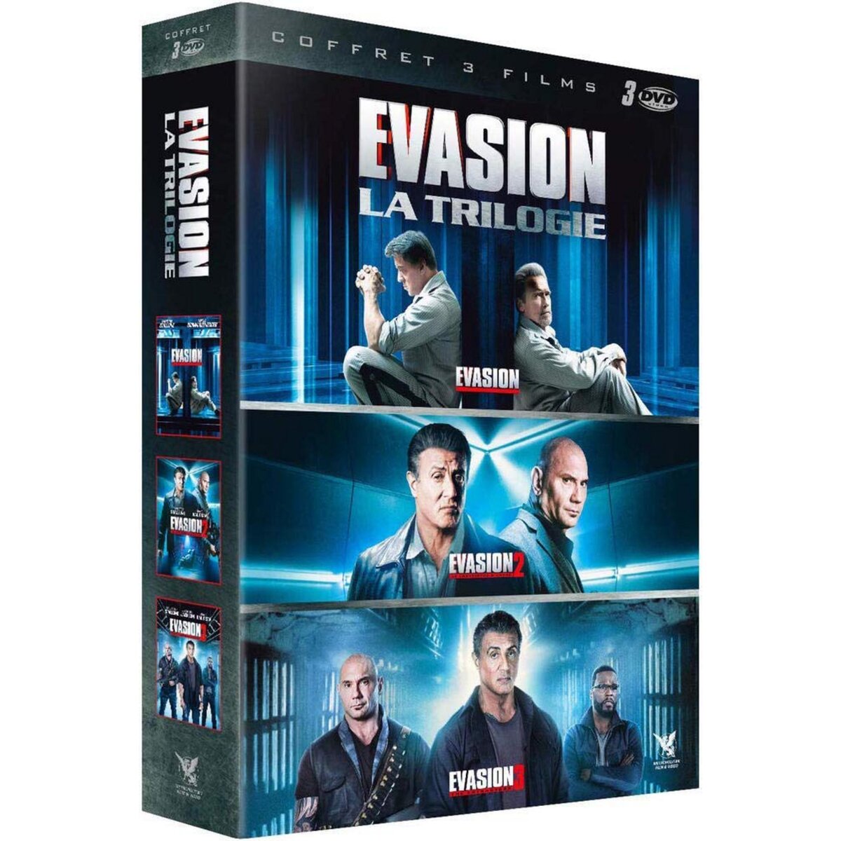 Coffret Evasion Films 1 à 3 DVD