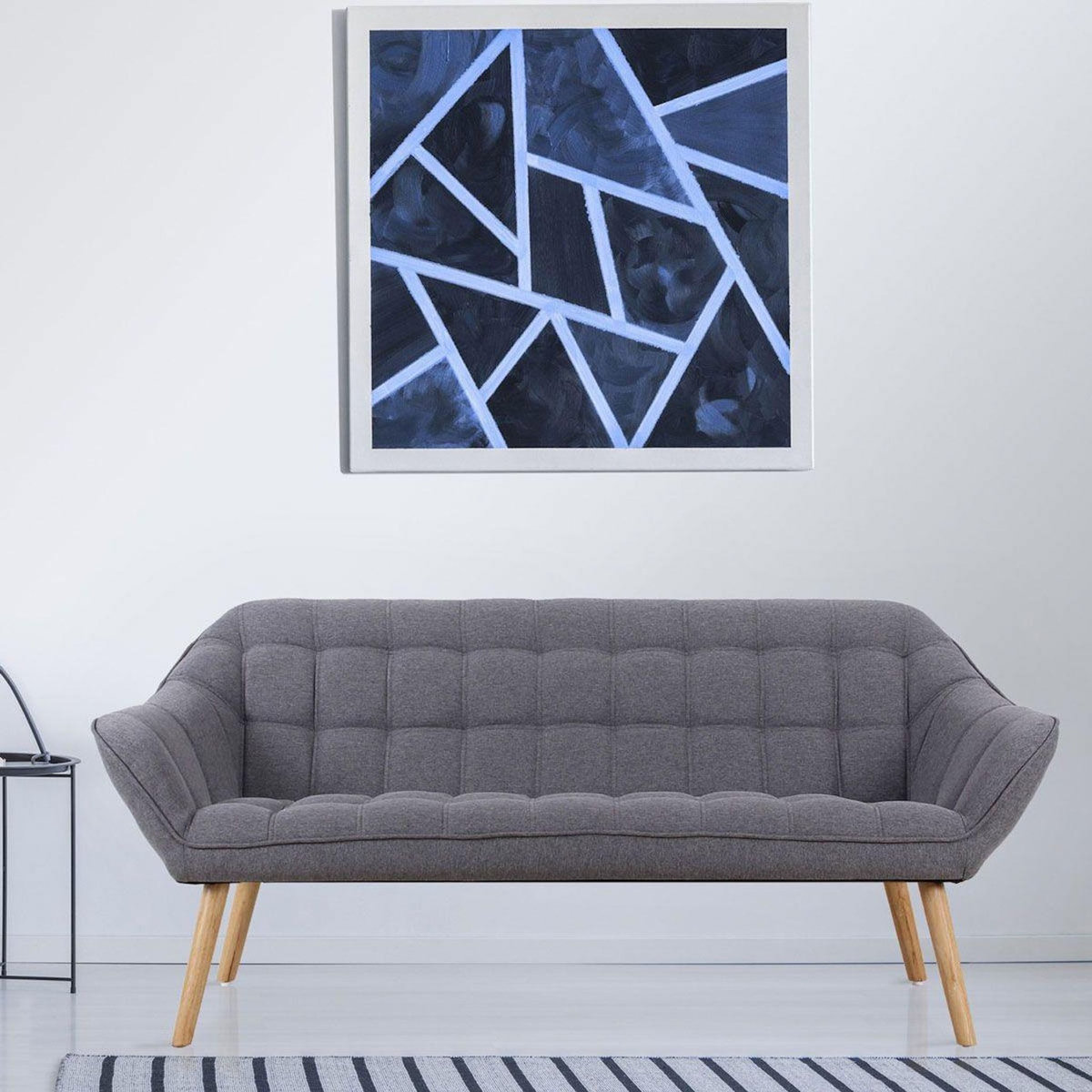 Paris Prix Canapé Scandinave 3 Places  Laos  173cm Gris