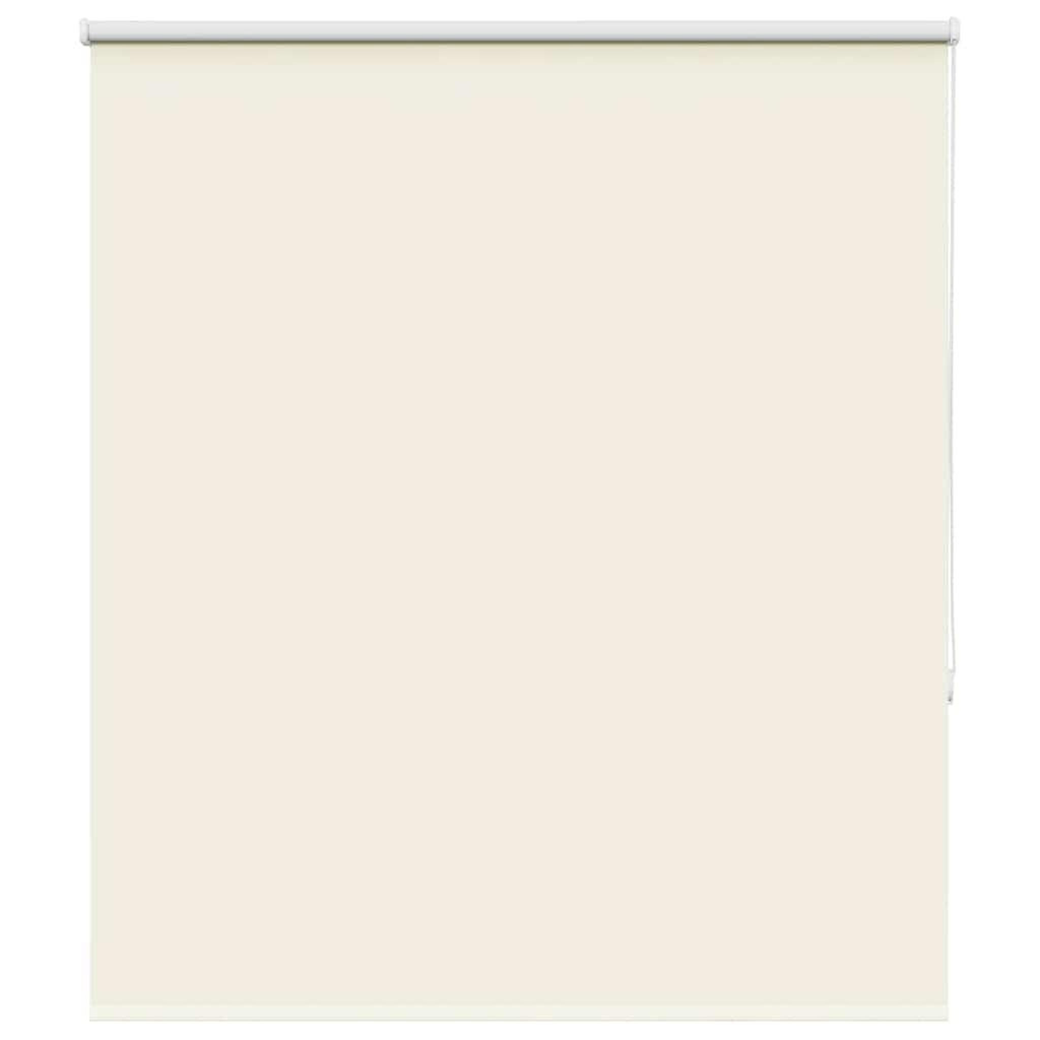 VIDAXL Store enrouleur occultant blanc casse 125x175 cm largeur tissu