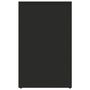 Voir la diapositive 4 : VIDAXL Armoire de dressing noir 80x40x65 cm bois d'ingenierie